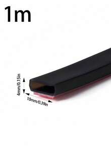 6/1 متر شريط سيليكون أبيض عالي الجودة (1-3 قطع)، 6 أمتار (236.22 بوصة) لكل لفة - شريط لاصق احترافي للأبواب والنوافذ، شريط مانع للرياح للباب الخلفي، شريط مطاطي مضاد للتصادم، مثالي للمتاجر والمطاعم والفنادق والمكاتب والمنازل - مستطيل - مشاهدة 9