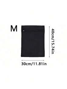 1/3/6件黑色网袋洗衣袋家用机洗衣服洗衣袋内衣文胸洗衣袋洗衣网袋套装拉链春季简约夏季上衣 - 黑色 - 查看 12