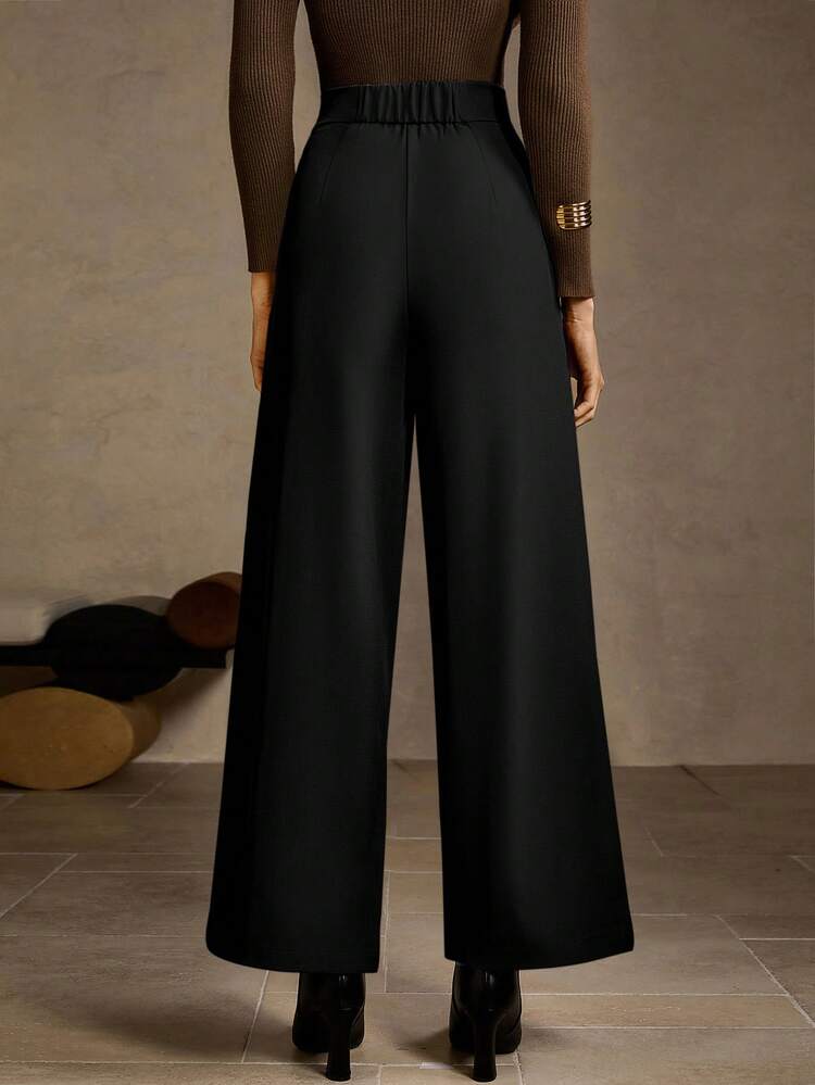 PRESS CREASE BUTTON PANTS