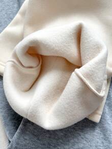 SHEIN Vacaura 3 件套女童紧身裤套装，时尚喇叭裤设计，字母印花，适合日常穿着