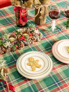 Cirelle 1PC High-End Light Luxury Ceramic Plates For Western Food, Salad Plates, Spaghetti Plates, Home Dining Utensils, Suitable For Home Gatherings - Multicolor - View 2