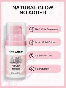 SlowSunday Intimate Moisturizer, Suitable For Bikini Line, Inner Thighs And Other Body Parts, With Shea Butter And Niacinamide, Nourishing, Softening And Brightening Skin, Cozy Winter Styles, Suitable For Winter, Y2K, For Valentine's Day, Valentines Gift, Valentines Day Gift, Ideal For Party - White - View 4