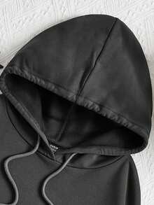 Tseoso Casual Loose Fit Dark Grey Sweatshirt Halloween Pink Letter Mask Ghost Graphic Print Loose Fit Plus Size Hoodie, Suitable For Fall/Winter, Halloween, Skull, Bones, Ghost, Pumpkin, Party, Trick Or Treat Hoodies Y2k Cute Hoodies Custom Hoodie Kpop Clothes Hoodies Graphic