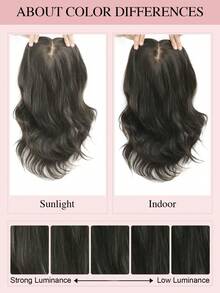 14 英寸女士真发发片，适合头发稀疏的女性，8x8 英寸大底座真发发片，适合日常佩戴和造型 - S2 - 查看 15