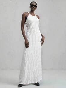 Maija Vestido de terciopelo bordado con lentejuelas para mujeres 2025