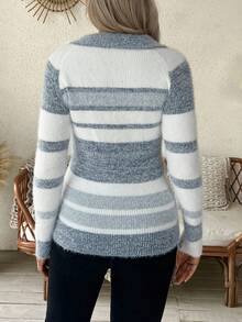 Áo len cardigan tay raglan thường ngày cho bà bầu - Nhiều màu - Xem 2