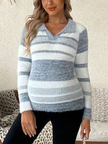 Áo len cardigan tay raglan thường ngày cho bà bầu - Nhiều màu - Xem 3