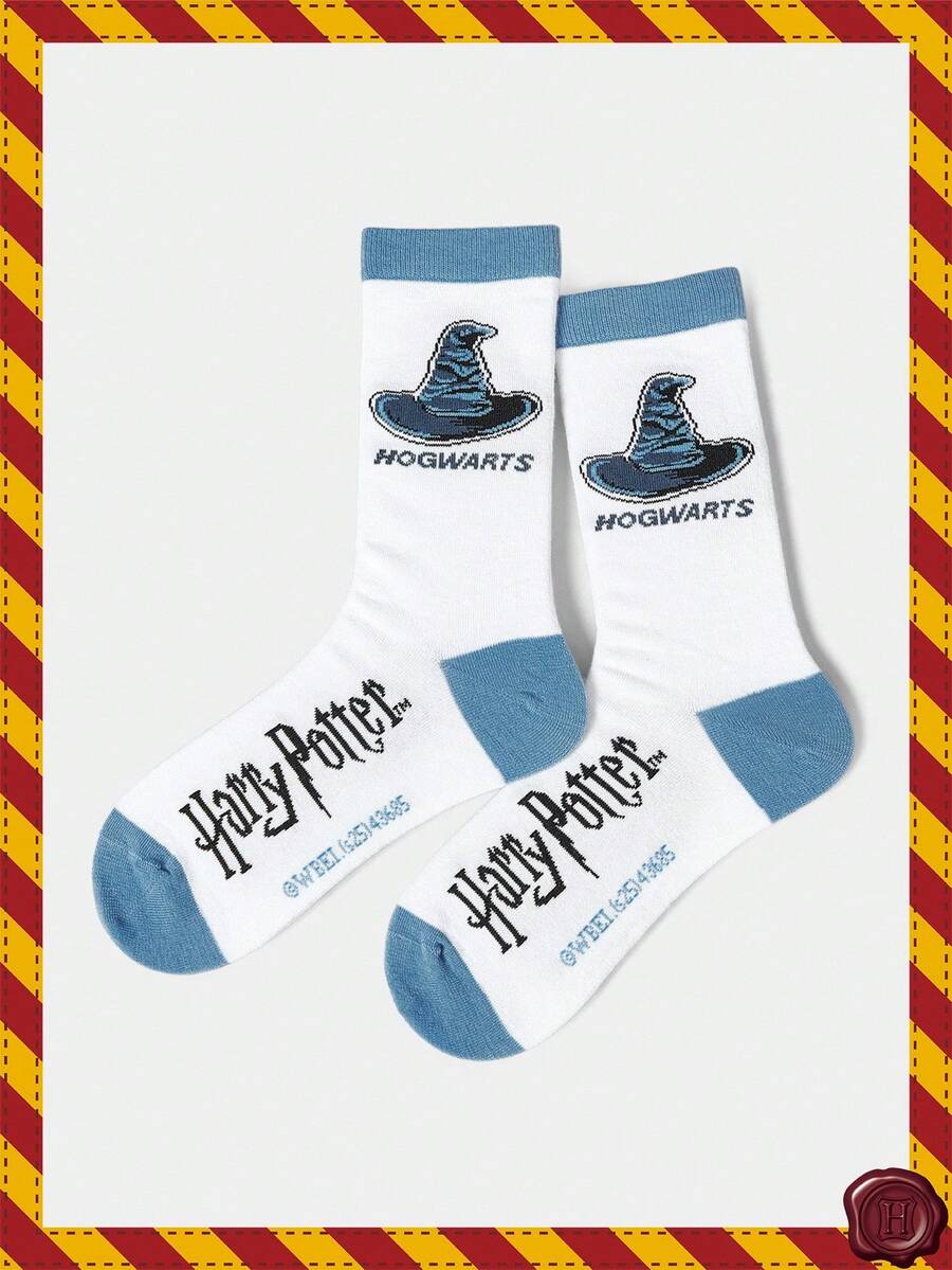 HARRY POTTER X SHEIN Women Crew Socks - Multicolor - View 1