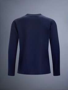 Chemise de compression à manches longues fine pour hommes DRIFTMERE, absorbant l'humidité, respirante, convenant pour la course, l'entraînement, spécialement conçue pour la salle de gym du printemps à l'été - Multicolore - Voir 2