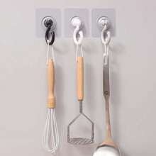 1/3/5 Multi-Color Rotatable Kitchen Hooks - Easy To Install, No Drilling Required, Adhesive Hooks For Kitchen And Bathroom Storage/Hanging Plants/Lanterns/Wind Chimes, Practical Modern Home Decoration Hooks - Multicolor - View 3