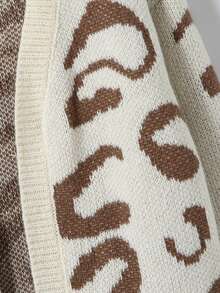 Tween Girls Fashionable Casual Leopard Print Long Cardigan, Autumn/Winter Cute Cardigan Kids Cardigan Sweater Cute Sweaters For Kids Big Girl Knit Cardigan Kids Big Sweater Cute Cardigan Girl Sweaters Cardigan Kids Sweaters For Girls Button Girl S Spring And Autumn Suit Girl Sweater Jacket Kids Cardigan For Girls Little Girl Cardigans Kids Sweaters For Girls Button Children Cardigan - Multicolor - View 5