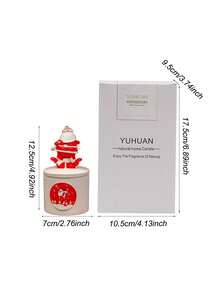 Cirelle 1 Piece Santa Claus Statue Scented Candle, Bedroom Aromatherapy Decoration, Warm Christmas Decoration