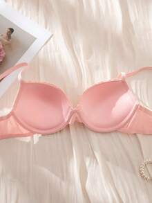 Eraneu 3pcs/Set Women's Christmas Bra, Simple Casual Gather Underwire Bra - Multicolor - View 4