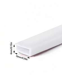 6/1 متر شريط سيليكون أبيض عالي الجودة (1-3 قطع)، 6 أمتار (236.22 بوصة) لكل لفة - شريط لاصق احترافي للأبواب والنوافذ، شريط مانع للرياح للباب الخلفي، شريط مطاطي مضاد للتصادم، مثالي للمتاجر والمطاعم والفنادق والمكاتب والمنازل - مستطيل - مشاهدة 3