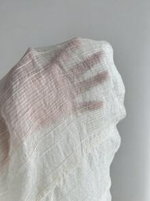 Elamini 2件套杏色冬季通勤日常腰部收腰荷叶边V领喇叭袖可爱休闲女士长袖迷你连衣裙套装 - 杏色 - 查看 7