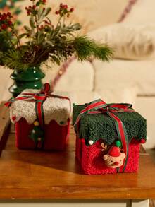 Cirelle 1 pezzo Scatole regalo di Natale e scatole per mele di Natale, per amici, famiglia, amanti, insegnanti, decorazioni per la casa, scatole regalo, regali di Natale, Vigilia di Natale