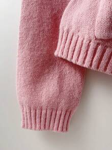 GlowEve Women's Casual Knit Sweater, Elegant & Versatile, Autumn/Winter - Pink - View 3