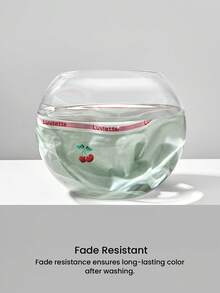 LUVLETTE Plus 3条装柔软纯棉高腰三角裤女士内裤套装 - 樱桃圣诞新年睡衣款式 - 彩色 - 查看 6