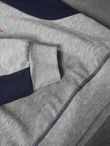 Manfinity Roghcode 男士套头衫和裤子套装 男士慢跑套装 男士运动服套装 男士两件套裤子套装 Y2k 男士运动服 男士 Y2k 服装 男士 Y2k 服装 男士两件套裤子套装 男士运动服套装 男士慢跑套装，秋季 - 灰色 - 查看 8