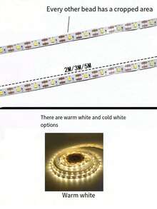 Bande lumineuse LED, 2m/3m/5m, lampe décorative pour arrière-plan de télévision, éclairage intérieur, lampe de bureau, éclairage de miroir, éclairage d'armoire