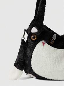 ROMWE Anime 女士单肩包 - 黑色 - 查看 5