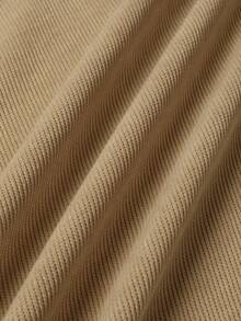 Calvornis Men's Casual Commuter Double-Breasted Long Sleeve Jacket, Autumn - Khaki - View 4