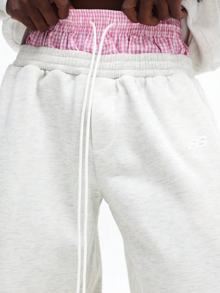 Baggy Joggers With Contrast Waistband