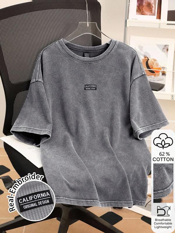 Attitoon Women's Black Knitted Oversized T-Shirt With Printed Snowflake & Graphic Pattern