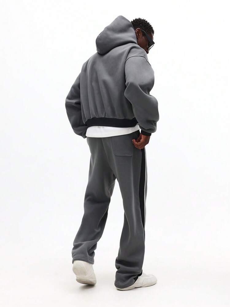 Hoodie And Sweatpants Co-Ord Set With Contrast Detail