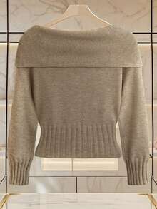 Franclia 女士休闲优雅日常百搭纯色V领直肩时尚柔软舒适修身无袖3D蝴蝶结设计珍珠镶嵌装饰扣腰A字常规针织加大码毛衣连衣裙，春夏