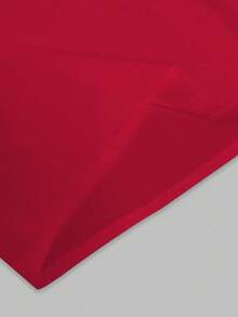 EMERY ROSE Women's Solid Color Ruffle Collar Long Sleeve Casual Loose Blouse - Red - View 6