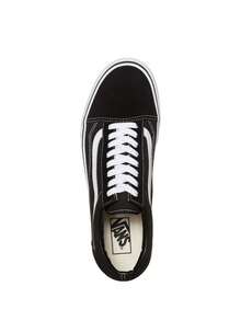 Vans Old Skool Unisex Sneakers Black White VA3B3U - 黑白 - 查看 4