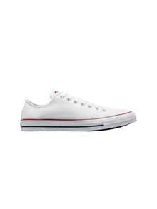 Converse Chuck All Star Classic M7652C Unisex Sneakers White M7652C - Vit/Rosa skum/Metallisk silver/Ljusröd - Visa 1