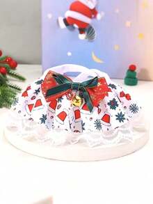 PETSIN 1 件宠物圣诞蕾丝项圈；宠物围兜；猫项圈；狗围兜；蝴蝶结铃铛项圈；宠物配件；宠物用品 - 彩色 - 查看 27