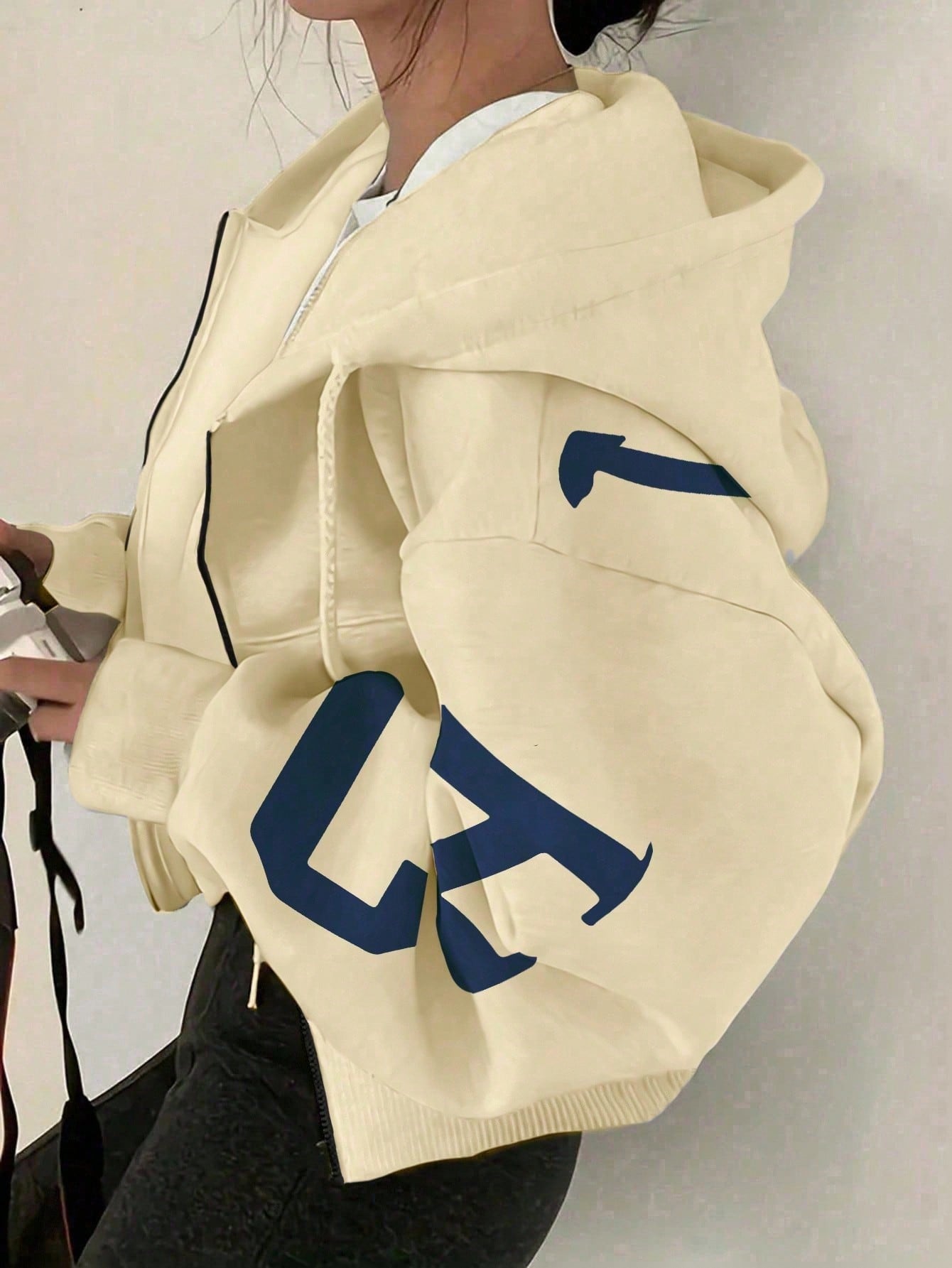 INAWLY أربطة الخصر الهوديي المبطن المفلفل مناسب لل...