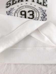 Genkimix Kids Genkimix 少女女孩 2 件套：白色插肩袖运动衫和宽松粉色运动裤，适合春季、秋季、冬季穿着，适合外出、上学和日常休闲穿着 - 藏蓝色 - 查看 8