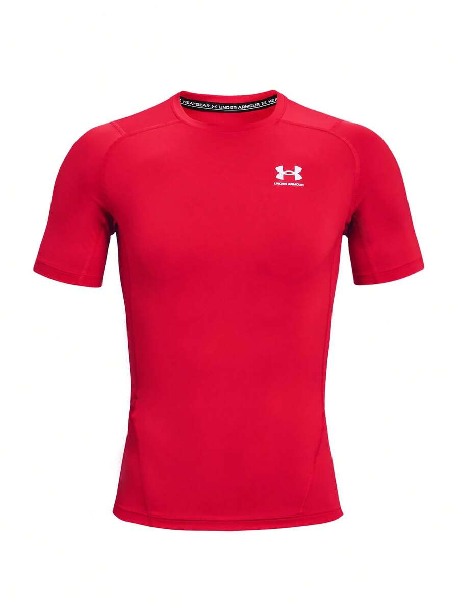 Under Armour HeatGear Men's Short Sleeve Red - Red - View 1