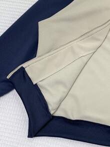 Genkimix Kids 春秋新款韩版休闲女童连帽外套，字母印花连帽运动衫卫衣 - 灰色 - 查看 7