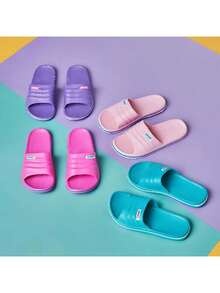 Zapatillas y Sandalias para Mujer – Pantuflas de Baño Antideslizantes, Cómodas para Casa, Interior y Exterior - Rosa Pálido - Ver 3