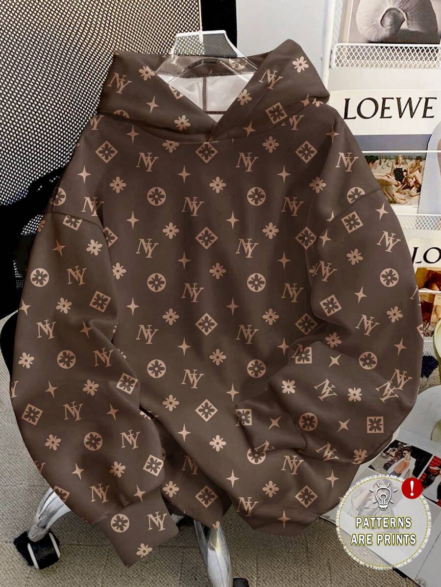 Resyla 女士连帽卫衣，卡其色休闲套头衫，适合返校季穿着