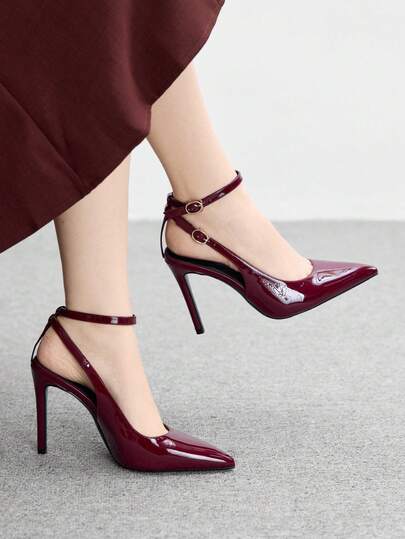CUCCOO BIZCHIC Nuevos tacones altos de punta versátiles para mujeres