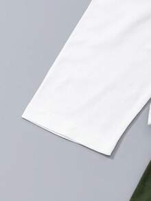 4 件装平价青少年（男）T 恤，黑色、黑色、灰色、白色、卡其色，4 种颜色 4 件套百搭休闲 T 恤套装 - 彩色 - 查看 3