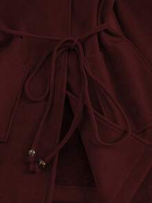 Franclia 女士圆领宽松长袖休闲外套，秋冬款