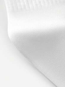 LUVLETTE 1 Pair Women Cute Cherry Pattern Round Neck Socks, Suitable For School Students Daily Life, Fall