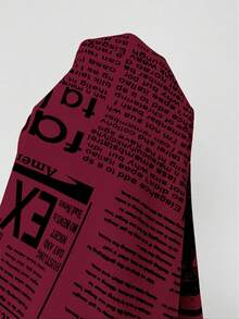Eryvara Camisa casual de mujer con botones delanteros y estampado total de manga larga - Burdeos - Ver 6