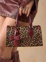 SHEIN SXY Fashionable Retro Leopard Print Handbag For Women
