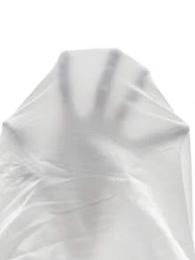 SHEIN BASICS Solid Form Fitted Tee/Summer - White - View 9