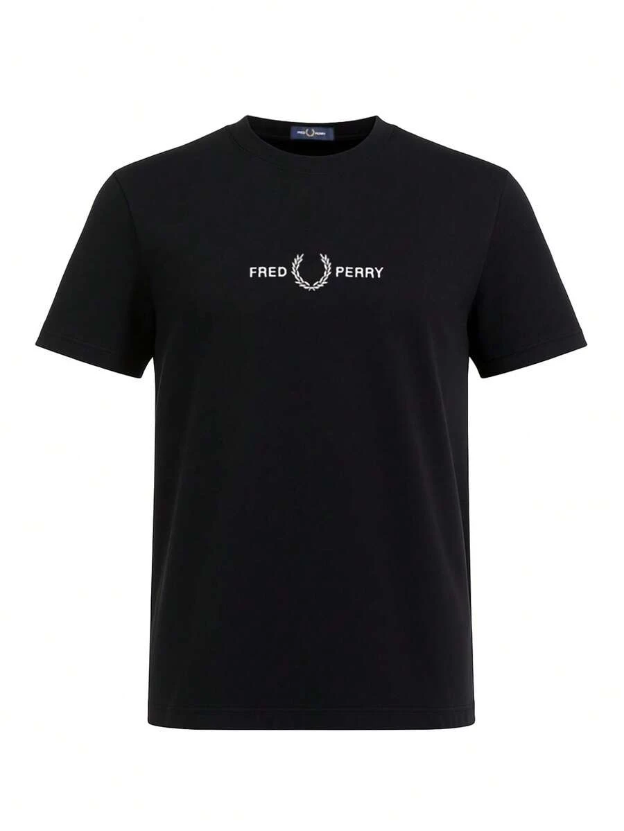 Fred Perry Men's T-Shirts Black - Black - View 1