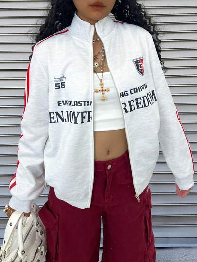 Rovax Loose High Collar Drop Shoulder Long Sleeve Cardigan Women Coats