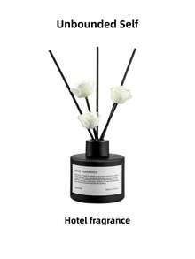 Zazumi 1PC Black White Minimalist Premium Aromatherapy Essential Oil Reed Diffuser Long Lasting Fragrance For Bedroom Living Room Bathroom Office Home Decor Gift For Housewarming Birthday Wedding - multicolor - View 8